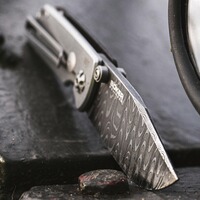 Pocket knife M4 Sherman Damascus, Böker
