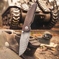 Pocket knife M4 Sherman Damascus, Böker