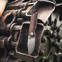 Pocket knife M4 Sherman Damascus, Böker
