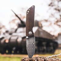 Pocket knife M4 Sherman Damascus, Böker