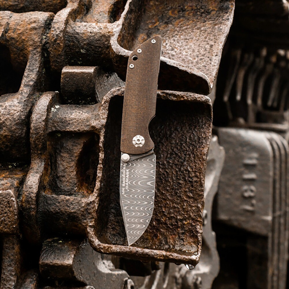 Pocket knife M4 Sherman Damascus, Böker