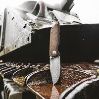 Pocket knife M4 Sherman Damascus, Böker