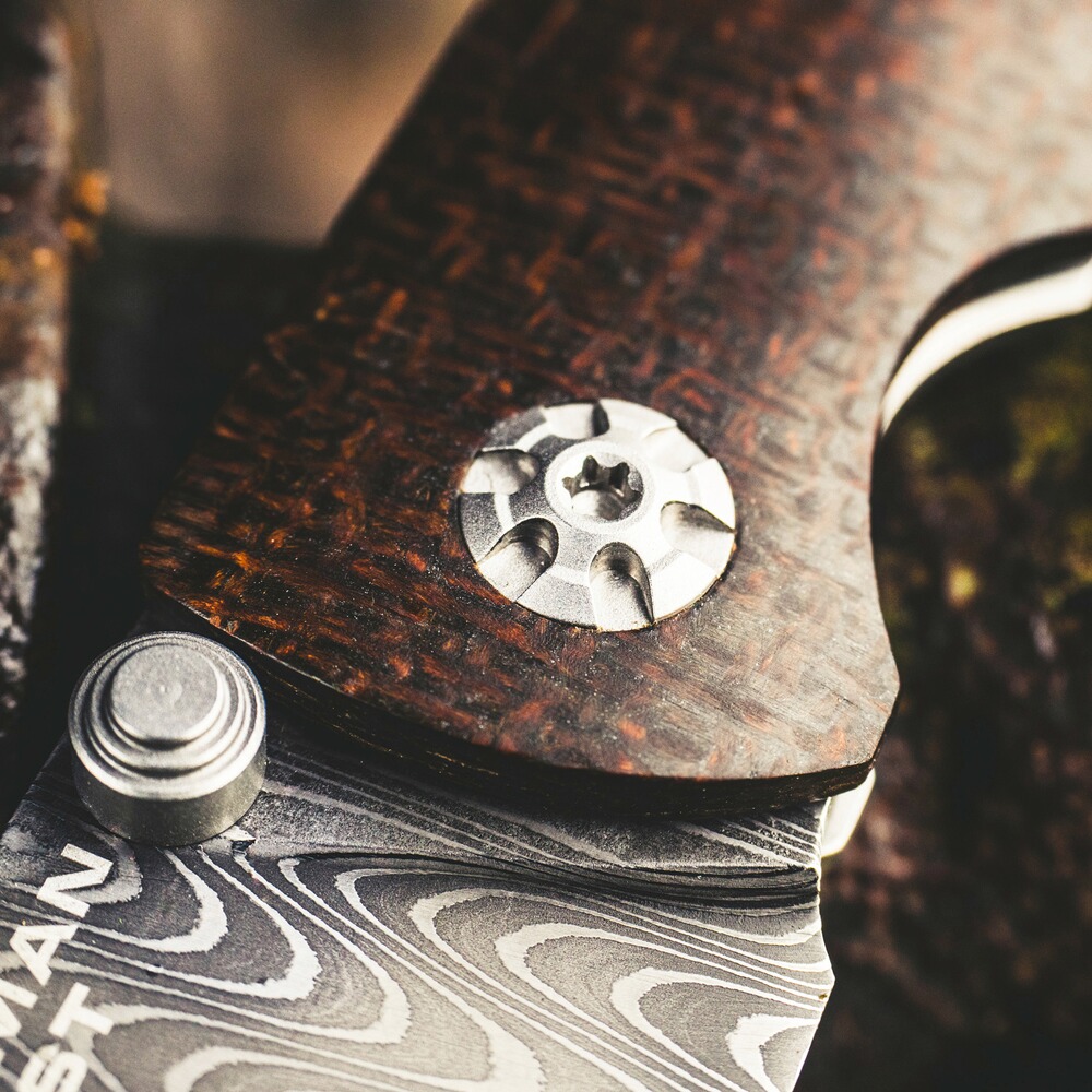 Pocket knife M4 Sherman Damascus, Böker