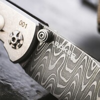 Pocket knife M4 Sherman Damascus, Böker