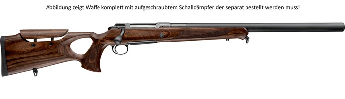 Repetierbüchse 101 Silence GTI - ohne Integralschalldämpfer, SAUER