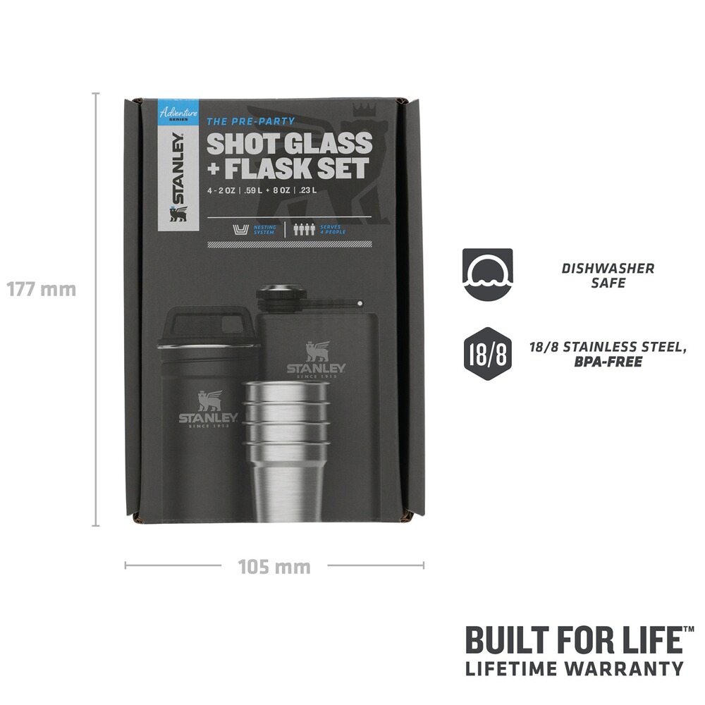 Adventure Pre-Party Shot & Flask Set, Stanley