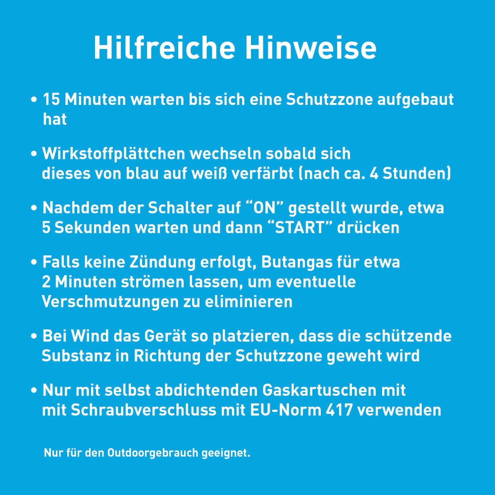 Stechmückenabwehrgerät Backpacker MR-BP, THERMACELL