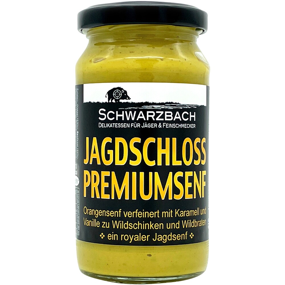 Jagdschloss Premiumsenf mit Orangen-Karamell