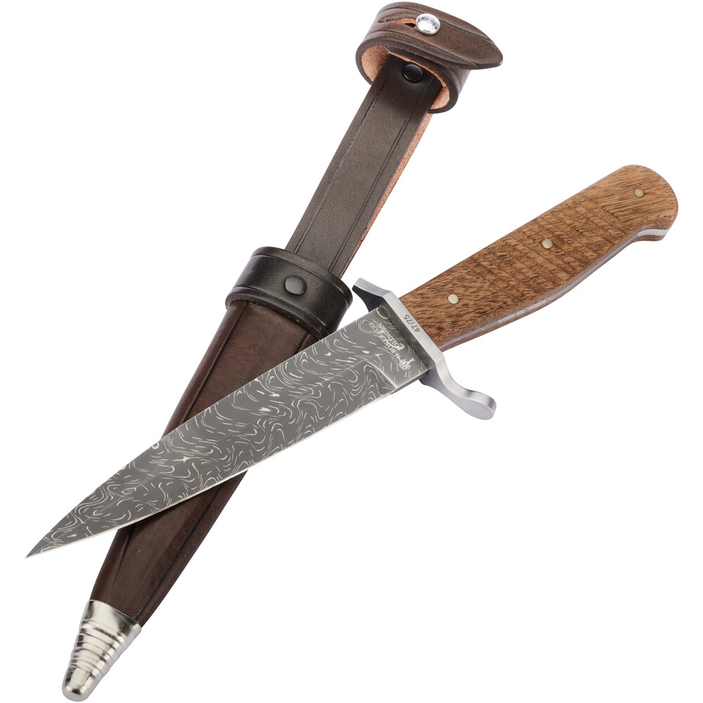 Knife trench dagger Damascus, Böker