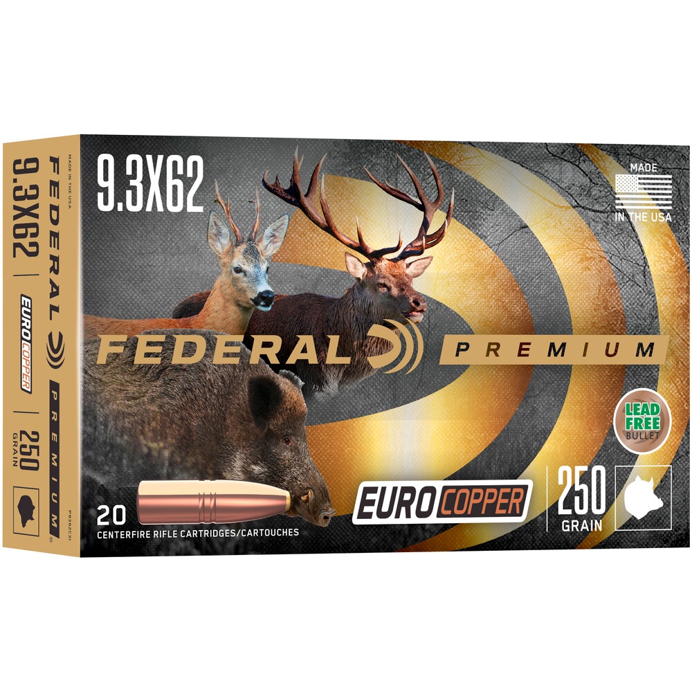 9,3x62 Euro Copper 16,2g/250grs.