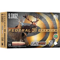 9.3x62 Euro Copper 16.2g/250grs., Federal Ammunition
