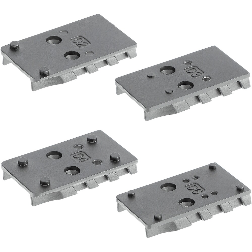 Adapterplatten Set – 4 Stück