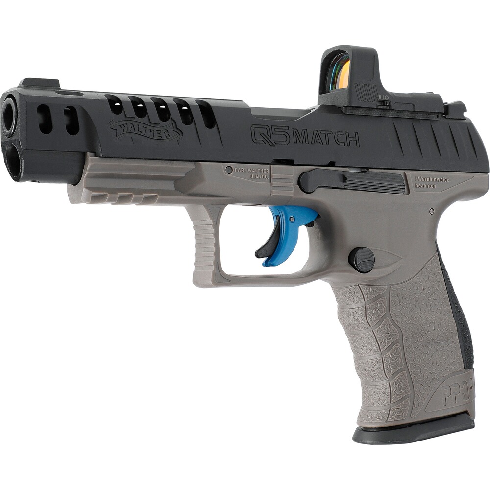 CO2-Pistole Walther Q5 Match 5" Combo Set, Walther