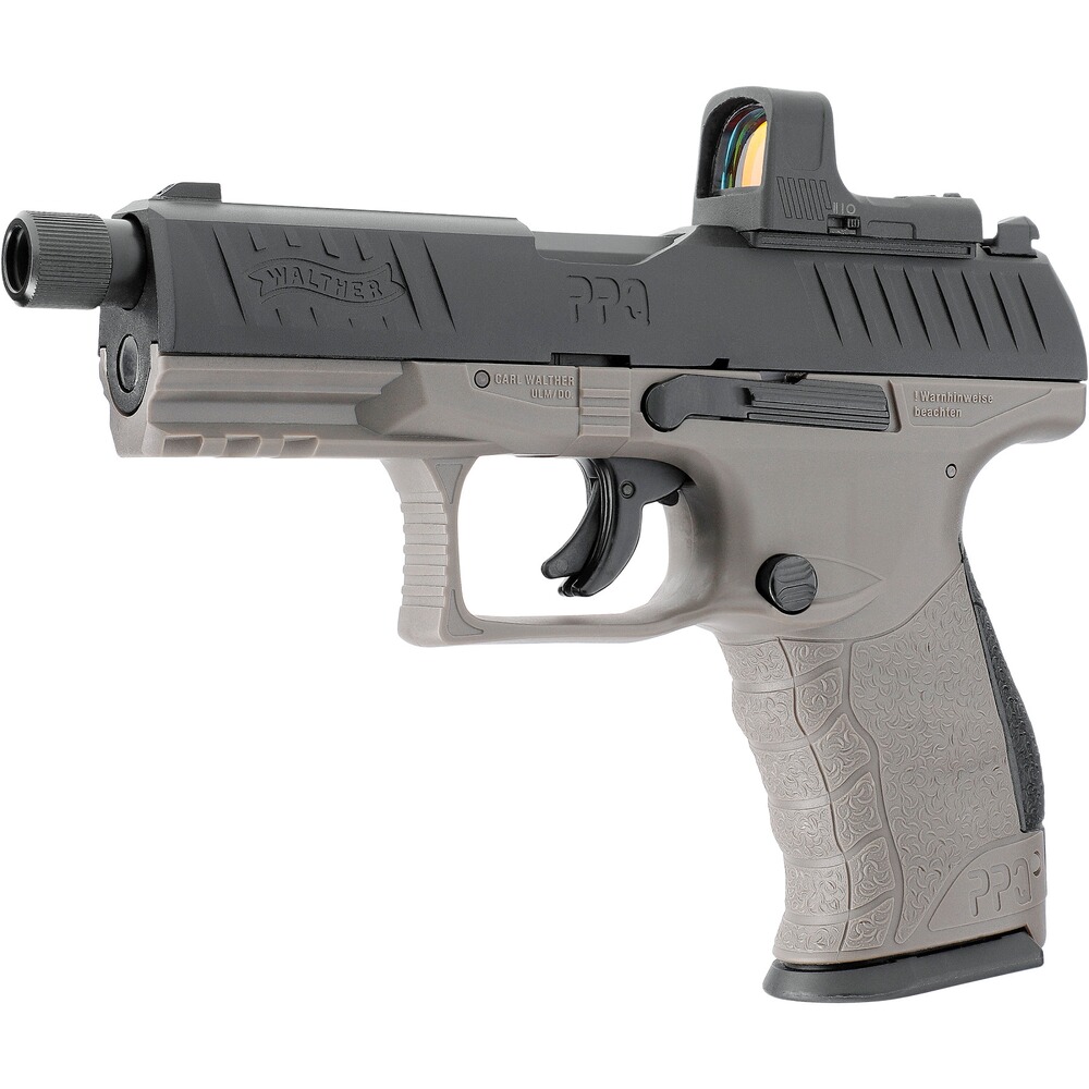 CO2-Pistole PPQ M2 Q4 TAC Match Combo Set, Walther
