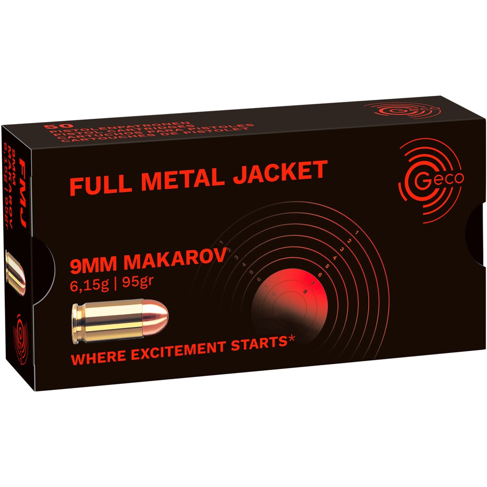 9 mm Makarov Vollmantel 6,1g/95grs.