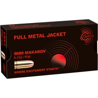 9 mm Makarov Vollmantel 6,1g/95grs., Geco