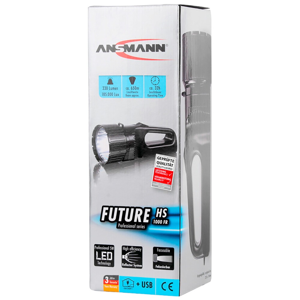 Projecteur portatif LED Future HS1000FR, Ansmann