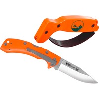Knife sharpener and utility knife, set, Frankonia edition, Accusharp