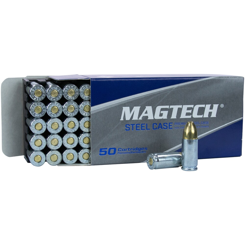 9 mm Luger Steel Vollmantel 7,5g/115grs., Magtech