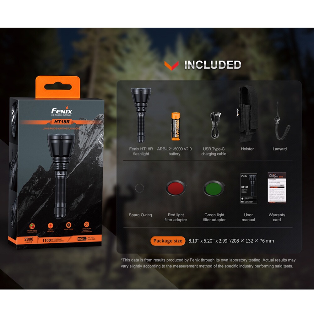 Taschenlampe HT18R, Fenix