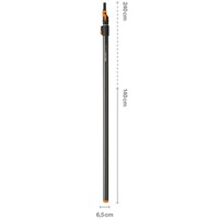 Teleskopstiel QuickFit 140-240 cm, Fiskars