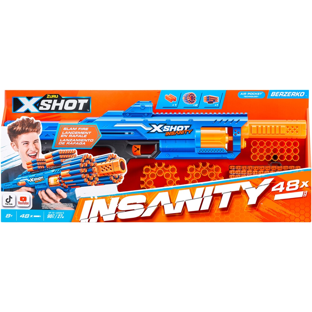 Dart blaster Insanity Berzerko, Zuru X-shot