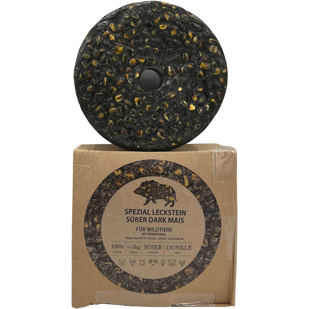 Spezial Leckstein Süßer Dark Mais