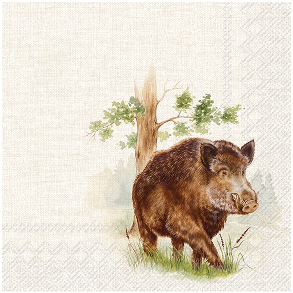 Servietten "Wildschwein"