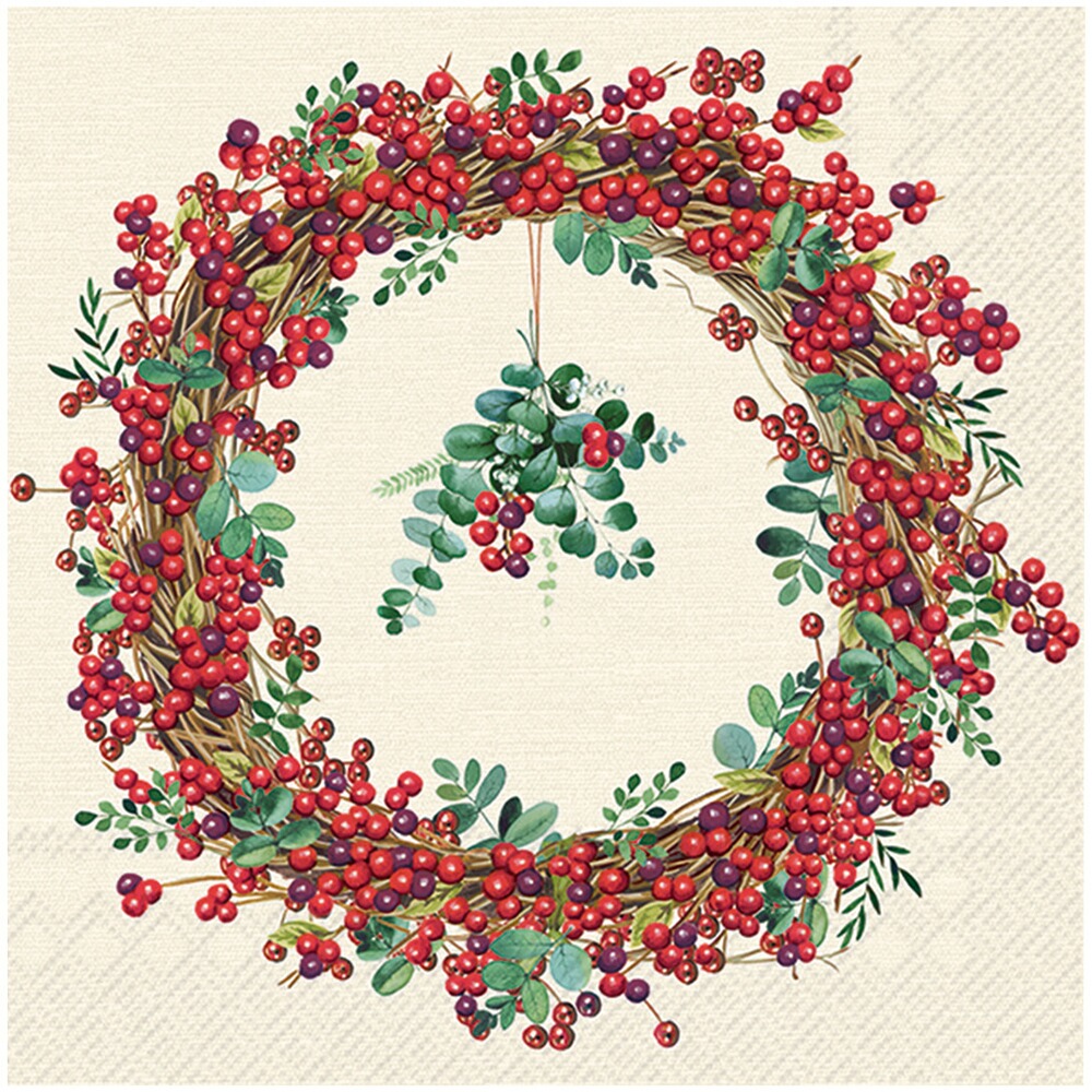 Servietten "Berry Wreath"