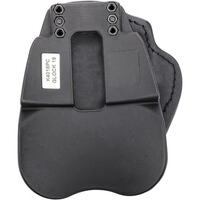 Holster Open Top Kydex Paddle lined, Front Line