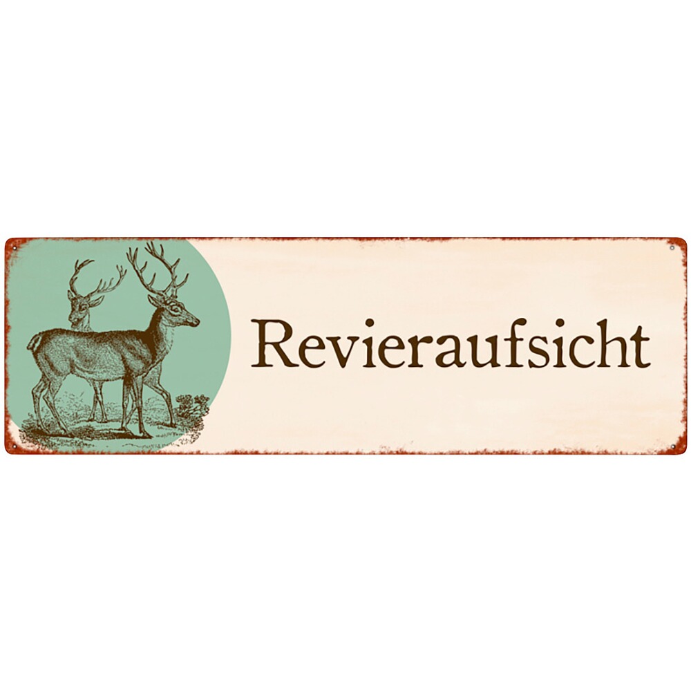 Dekoschild "Revieraufsicht"