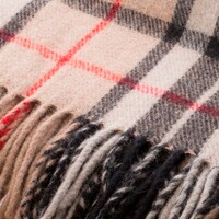 Couverture en laine Belposcot buchanan antique vin, Belpo Leather Care
