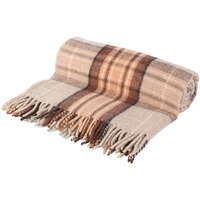Couverture en laine Belposcot buchanan antique vin, Belpo Leather Care