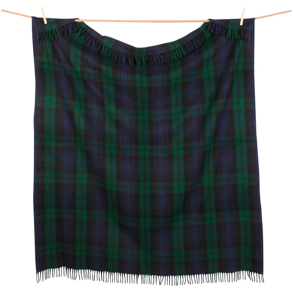 Couverture en laine Belposcot buchanan antique vin, Belpo Leather Care