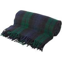 Couverture en laine Belposcot buchanan antique vin, Belpo Leather Care