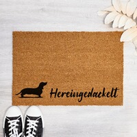 Kokos Fußmatte mit Aufdruck, INTERLUXE Home Accessoires