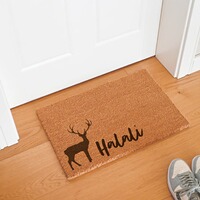 Kokos Fußmatte mit Aufdruck, INTERLUXE Home Accessoires