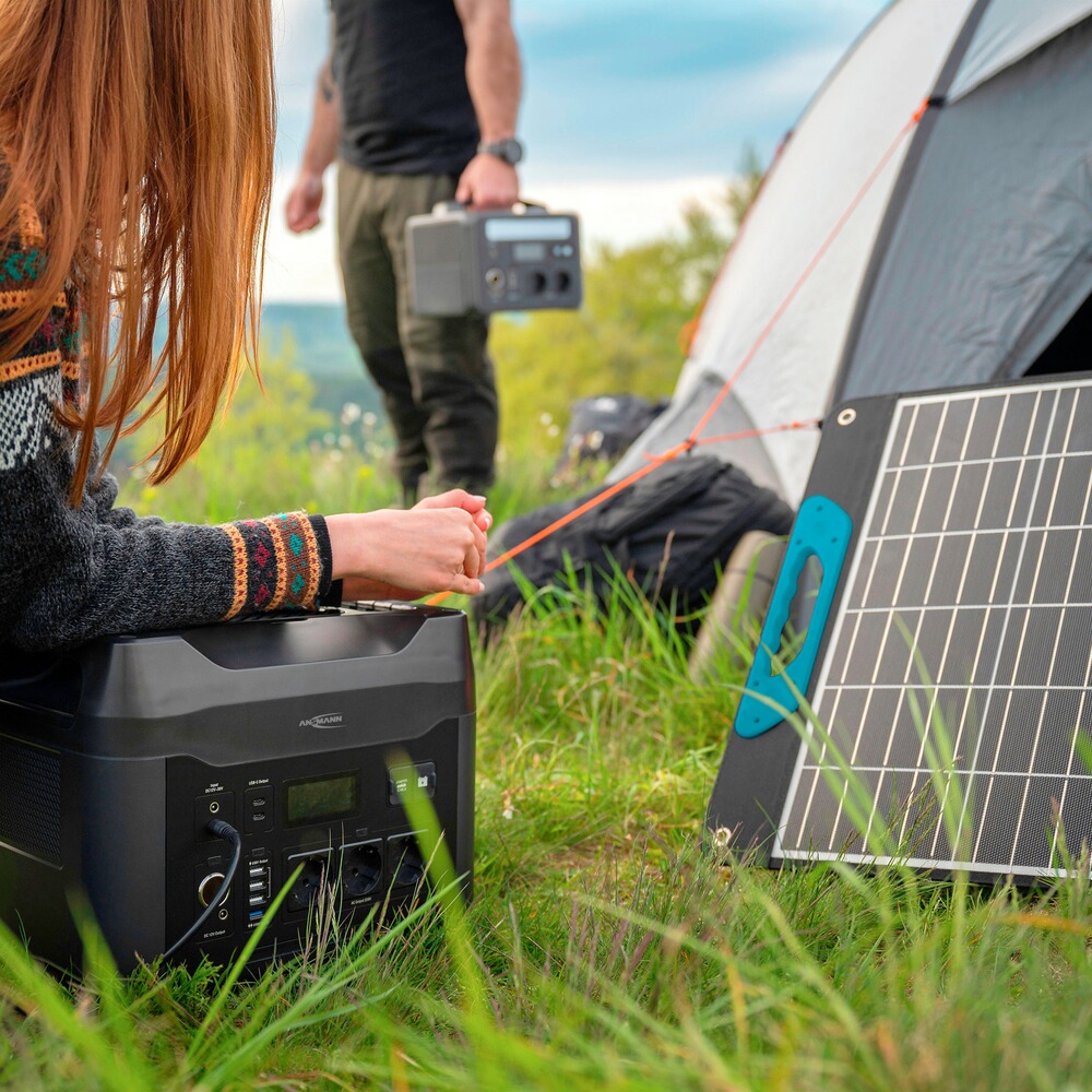 Alimentation panneau solaire 100W-cb, Ansmann