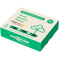 Akku Green-Pro Range AA Ni-MH 2800 – 4 Stück, Ansmann