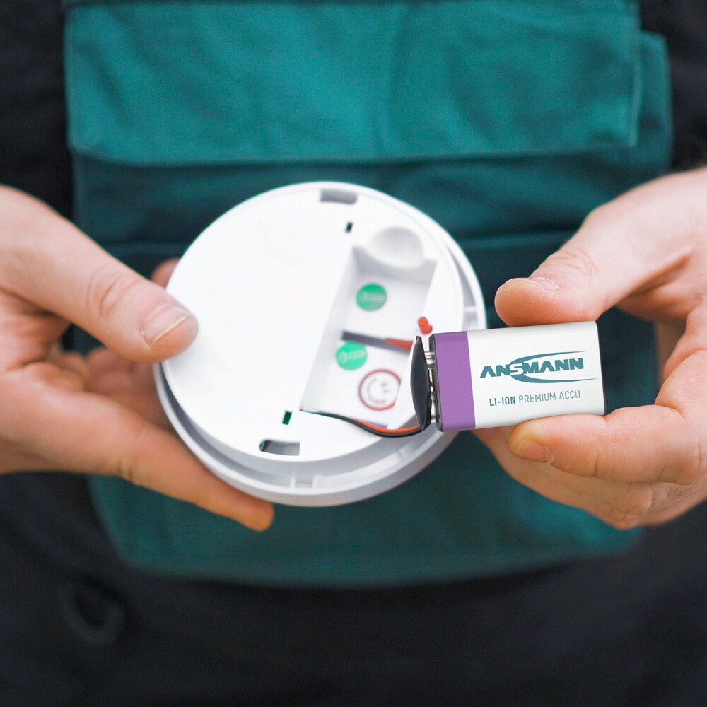 Batterie Li-Ion 9V E-Block – 1 pièce, Ansmann