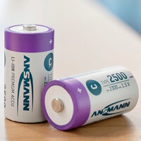 Akku Li-Ion 1,5V C-Cell Typ 2500 – 2 Stück, Ansmann