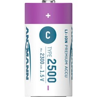 Akku Li-Ion 1,5V C-Cell Typ 2500 – 2 Stück, Ansmann