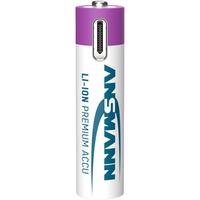 Akku Li-Ion Micro AAA Typ 500 – 4 Stück, Ansmann