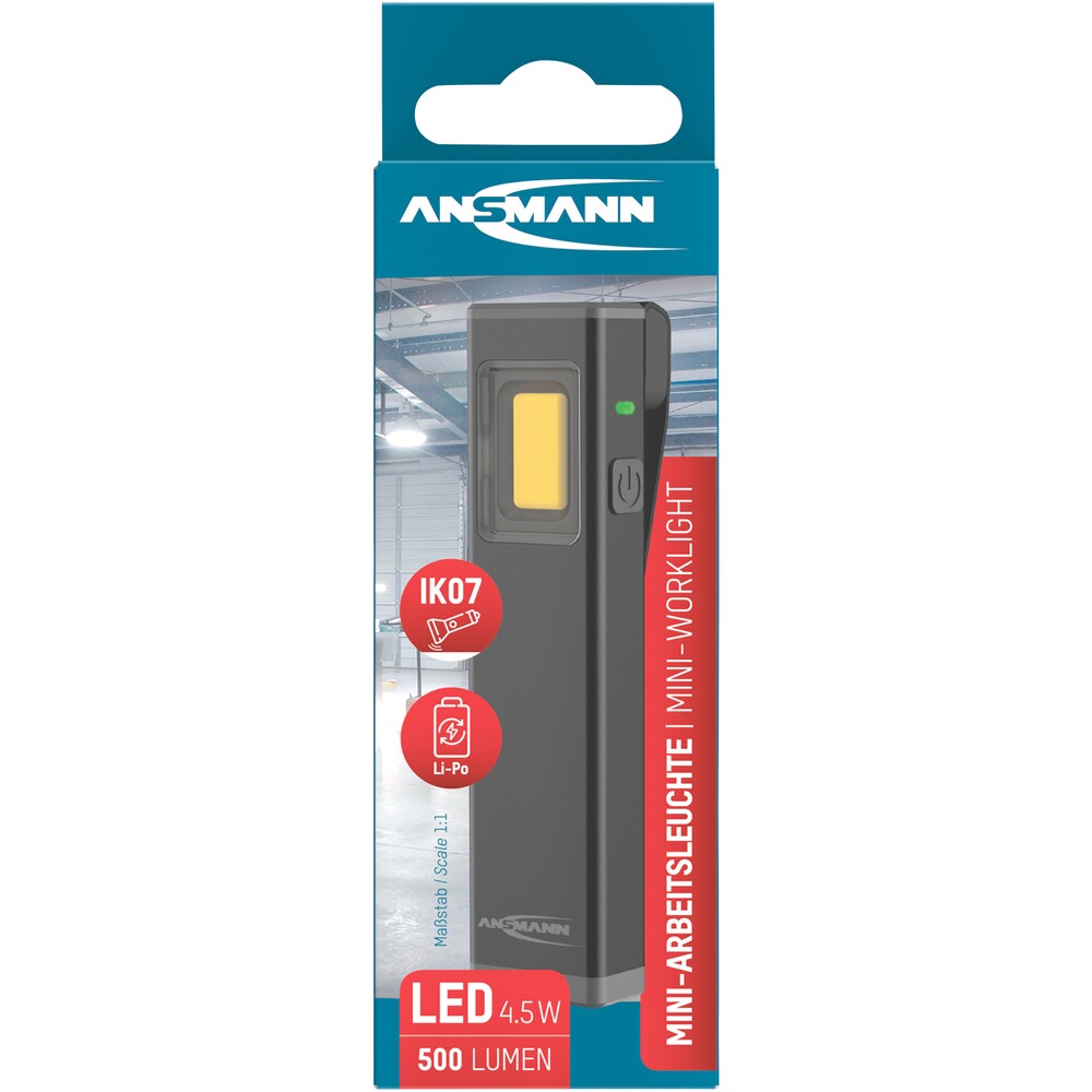 Set - FL1100R spotlight & mini booster, Ansmann
