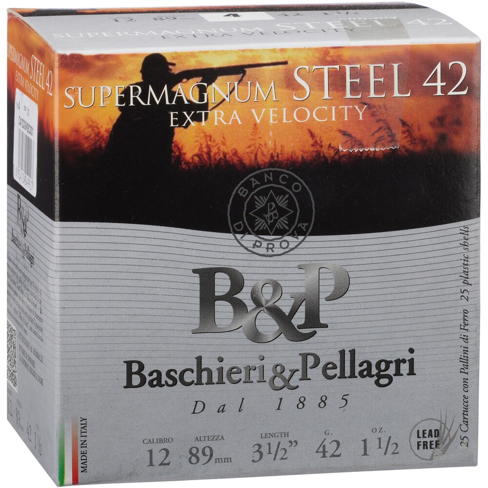12/89 Supermagnum Steel 42 Extra Velocity 3,1mm 42g