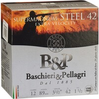 12/89 Supermagnum Steel 42 Extra Velocity 3.3mm 42g, Baschieri & Pellagri
