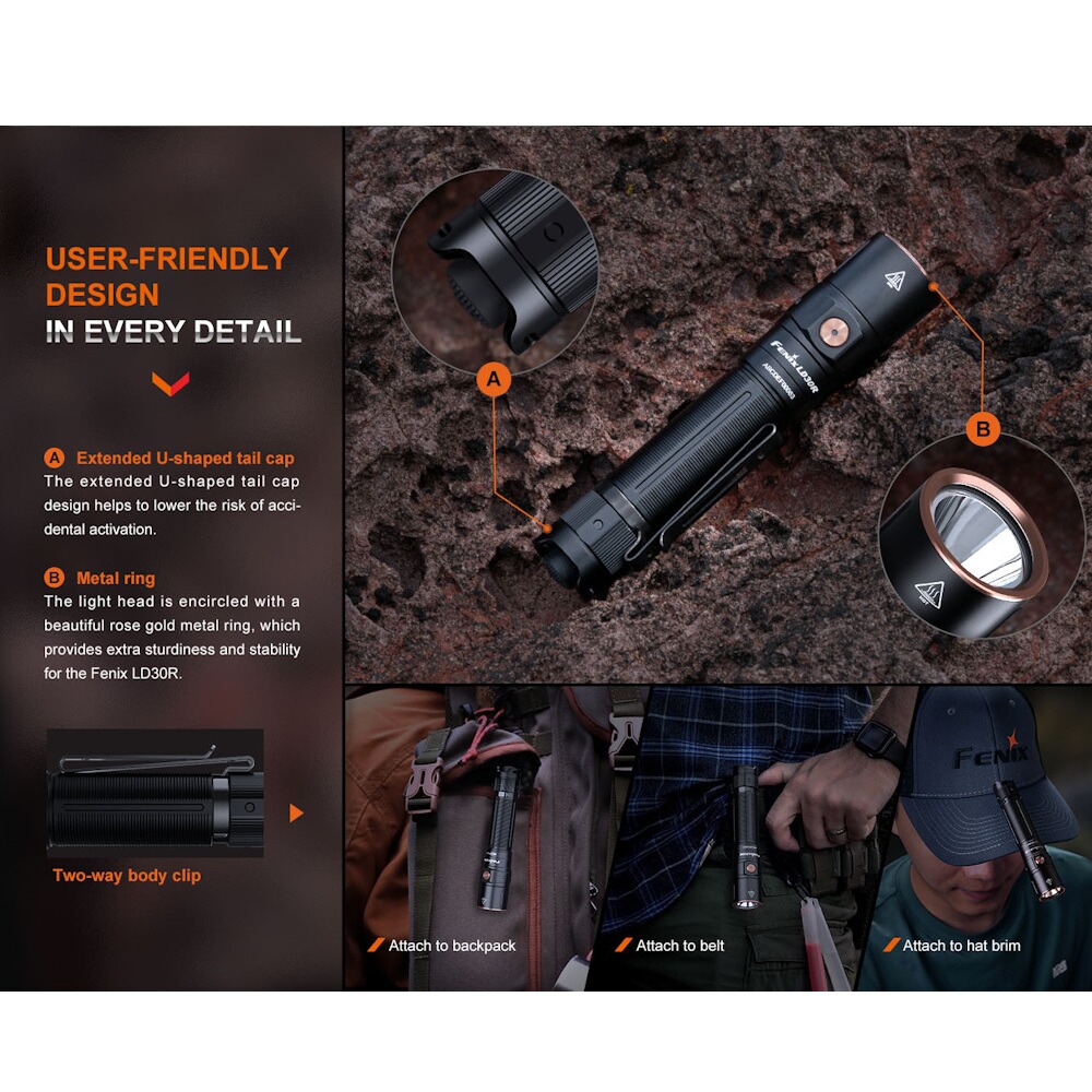 Lampe de poche LD30R, Fenix