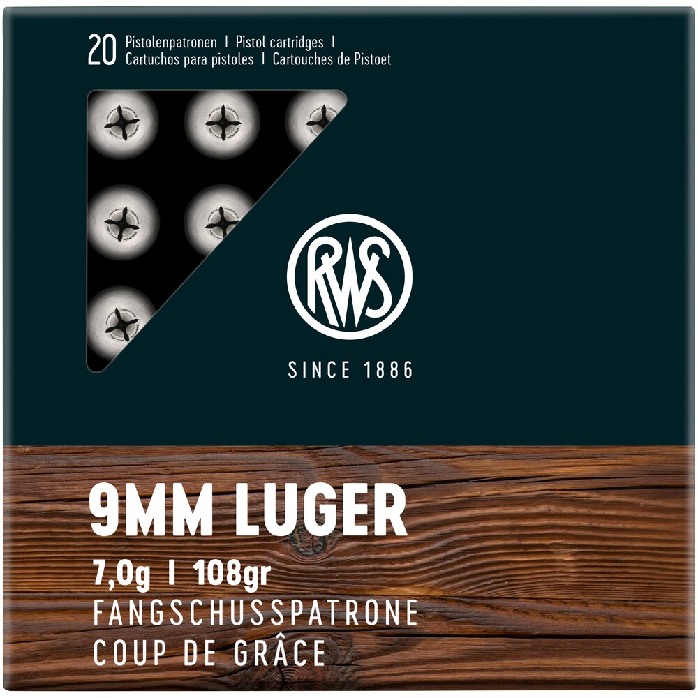 9 mm Luger Coup De Grace 7,0g/108grs.