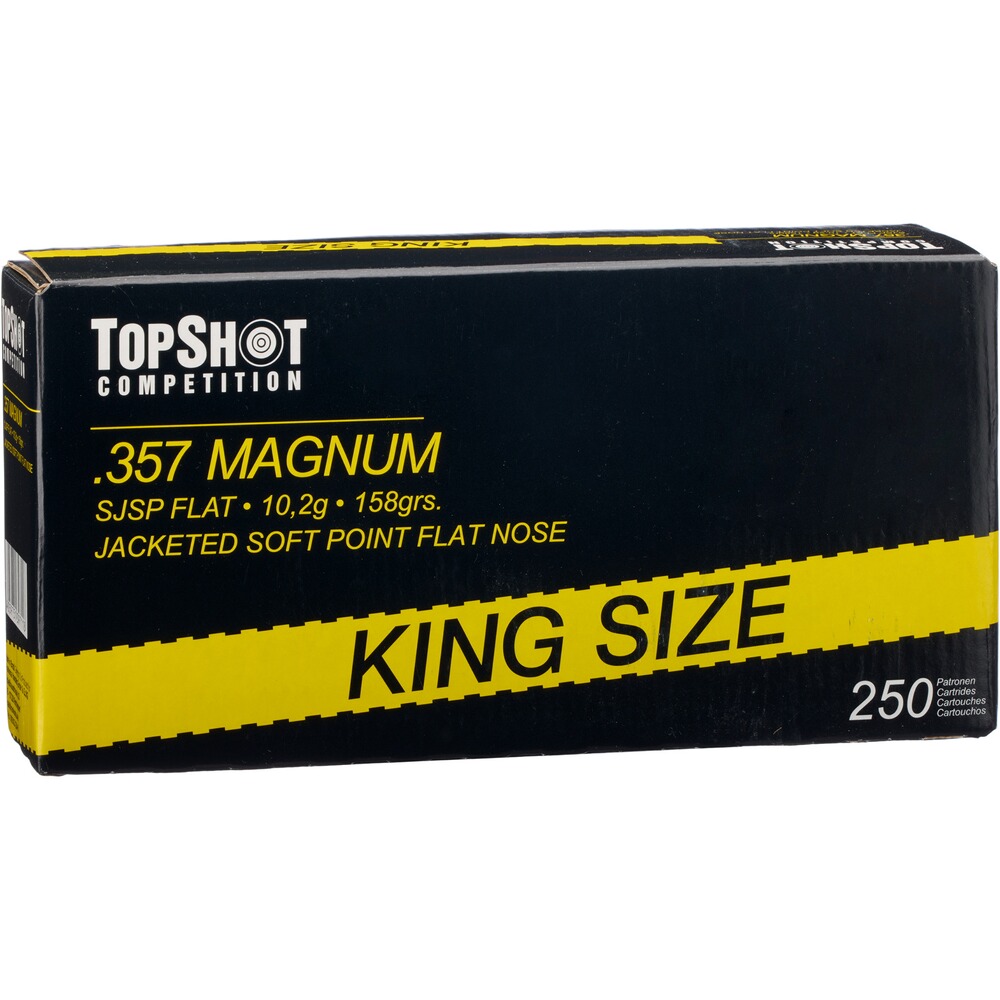 Comp. TopShot. .357Mag SJSP 158grs.250pcs., TOPSHOT Competition
