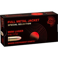 9 mm Luger Vollmantel Special 8,0g/124grs., Geco